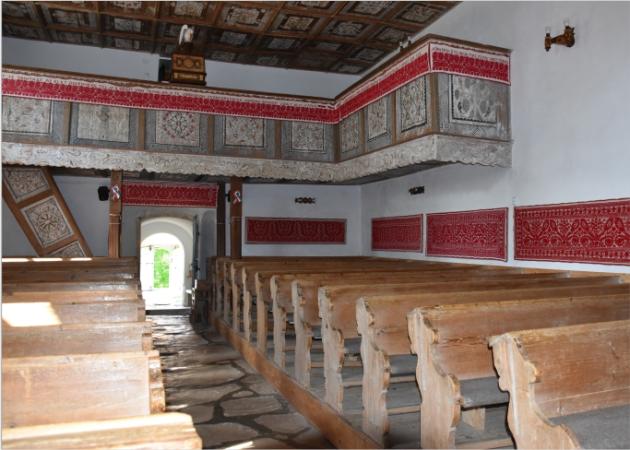 Körösfő -Református templombelső
