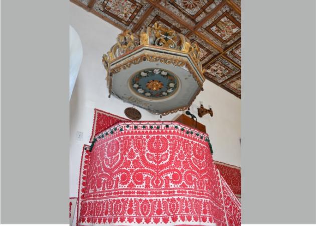 Körösfő -Református templombelső - szószék
