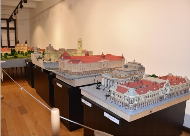 Nagyváradi vár - kiállítás - városmakett