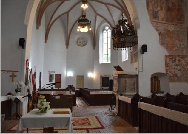 Mezőtelegdi - Református templombelső