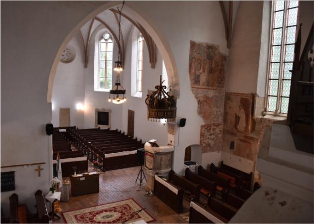 Mezőtelegdi - Református templombelső