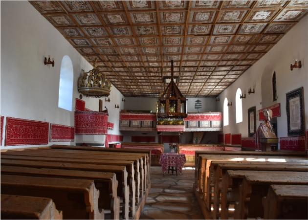 Körösfői Református templombelső